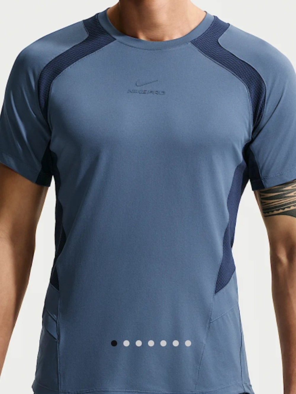 Nike Pro Men's Blue Short-Sleeve Training Top Size: Medium NWT